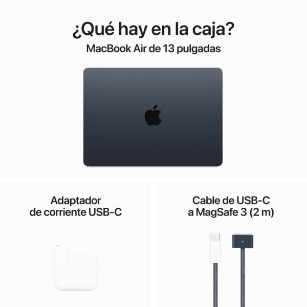 MacBook Air 13" Chip M3 8GB 512GB Medianoche
