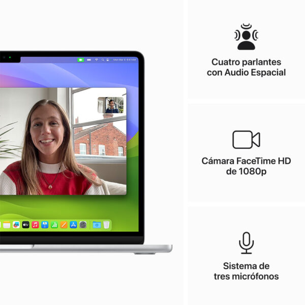 MacBook Air 13" Chip M3 16GB 512GB Plata