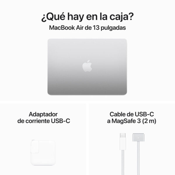 MacBook Air 13" Chip M3 16GB 512GB Plata