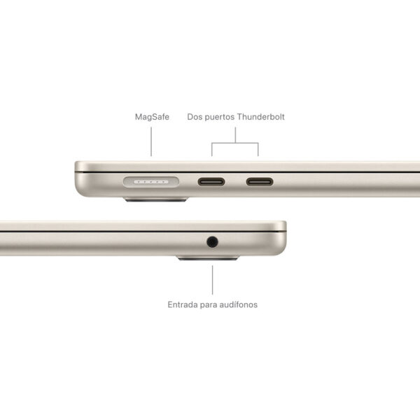 MacBook Air 13" Chip M3 16GB 512GB Blanco estrella
