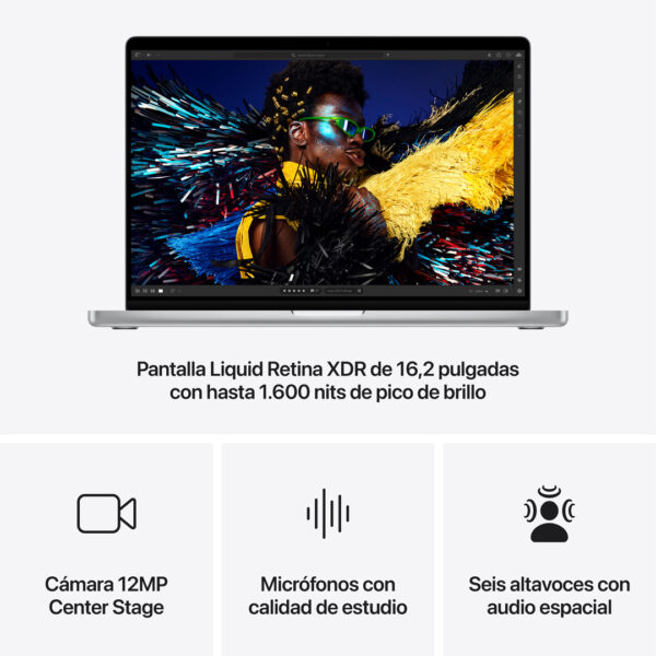 MacBook Pro 16" Chip M4 Pro 48GB 1TB Plata