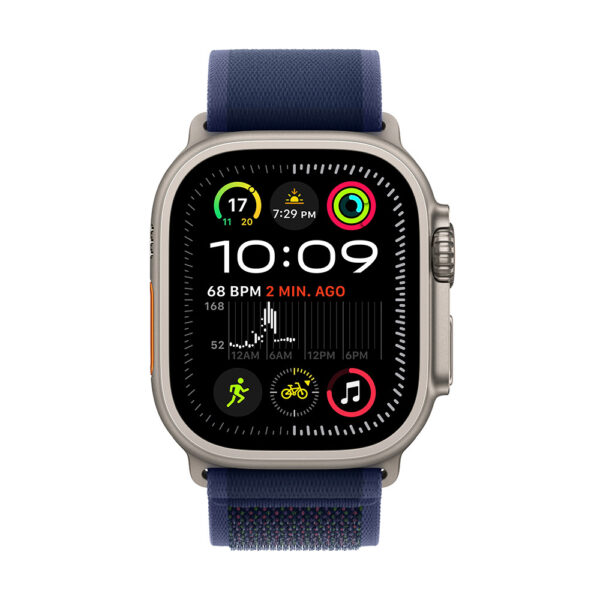 Apple Watch Ultra 2 49 mm Titanio Trail Loop Azul (S/M)