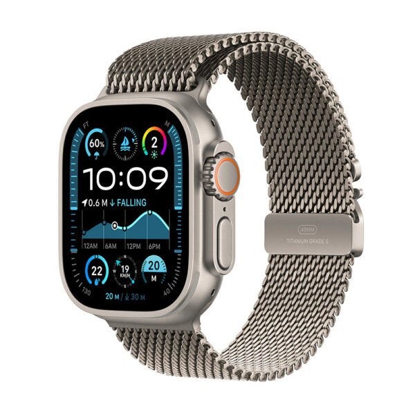 Apple Watch Ultra 2 49 mm Titanio Milanese Loop Natural (Small)