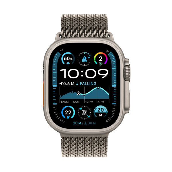 Apple Watch Ultra 2 49 mm Titanio Milanese Loop Natural (Small)