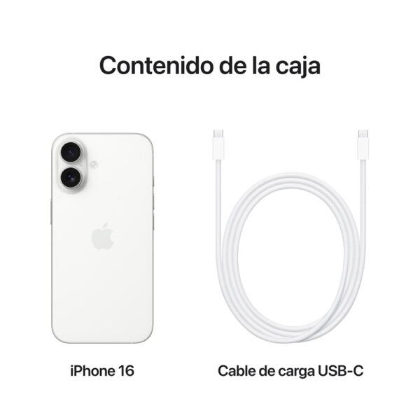 iPhone 16 Plus 256GB Blanco