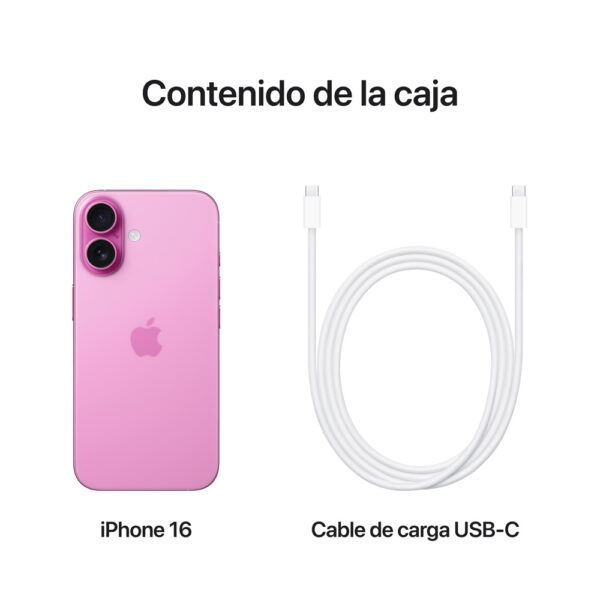 iPhone 16 Plus 128GB Rosa