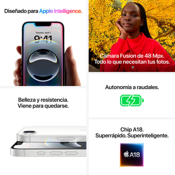 iPhone 16e 128GB Blanco