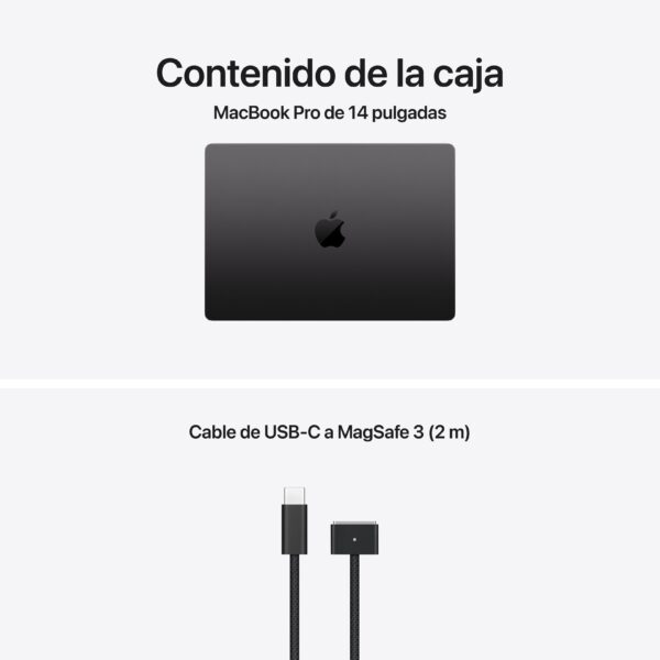 MacBook Pro 14" Chip M5 16GB 512GB Nanotexturizado 96W Negro espacial