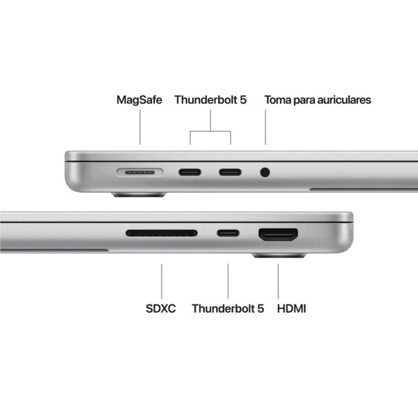 MacBook Pro 16 M5 Pro 48GB 1TB Plata