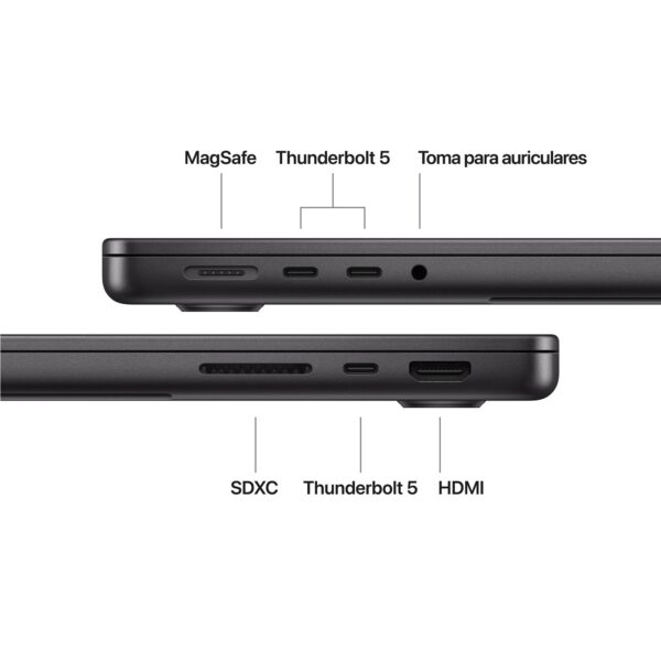 MacBook Pro 14 M5 Pro 24GB 2TB Negro espacial