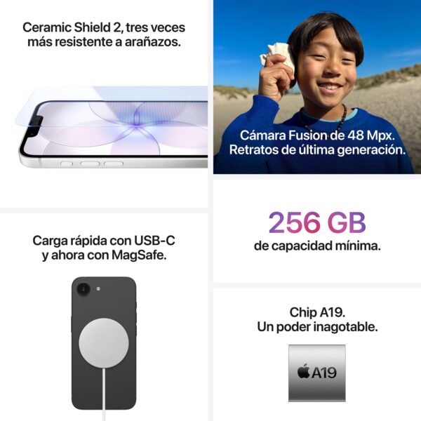 iPhone 17e 256GB Rosa palo