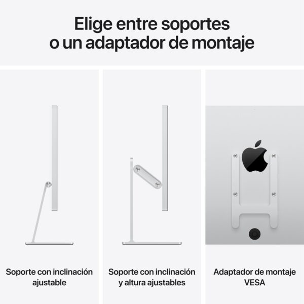Studio Display Soporte inclinable con ajuste de altura Vidrio nanotexturizado